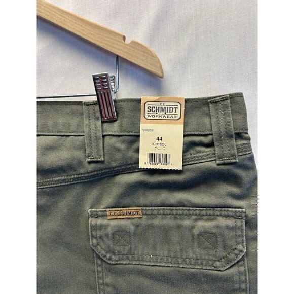 CE Schmidt Workwear Cargo Utility Shorts Army Green NWT Mens 44 - Picture 7 of 11